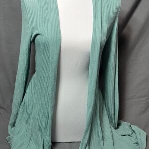 Medium Bellidini Teele Green Blue Sweater Cover up